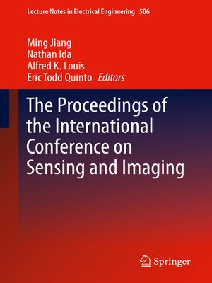 cover image of The Proceedings of the International Conference on Sensing and Imaging